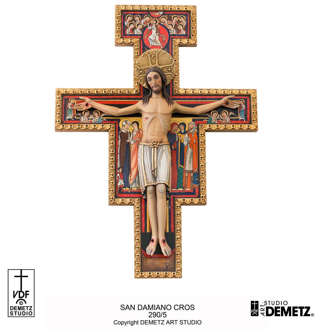 290/5 San Damiano Crucifix from Demetz
