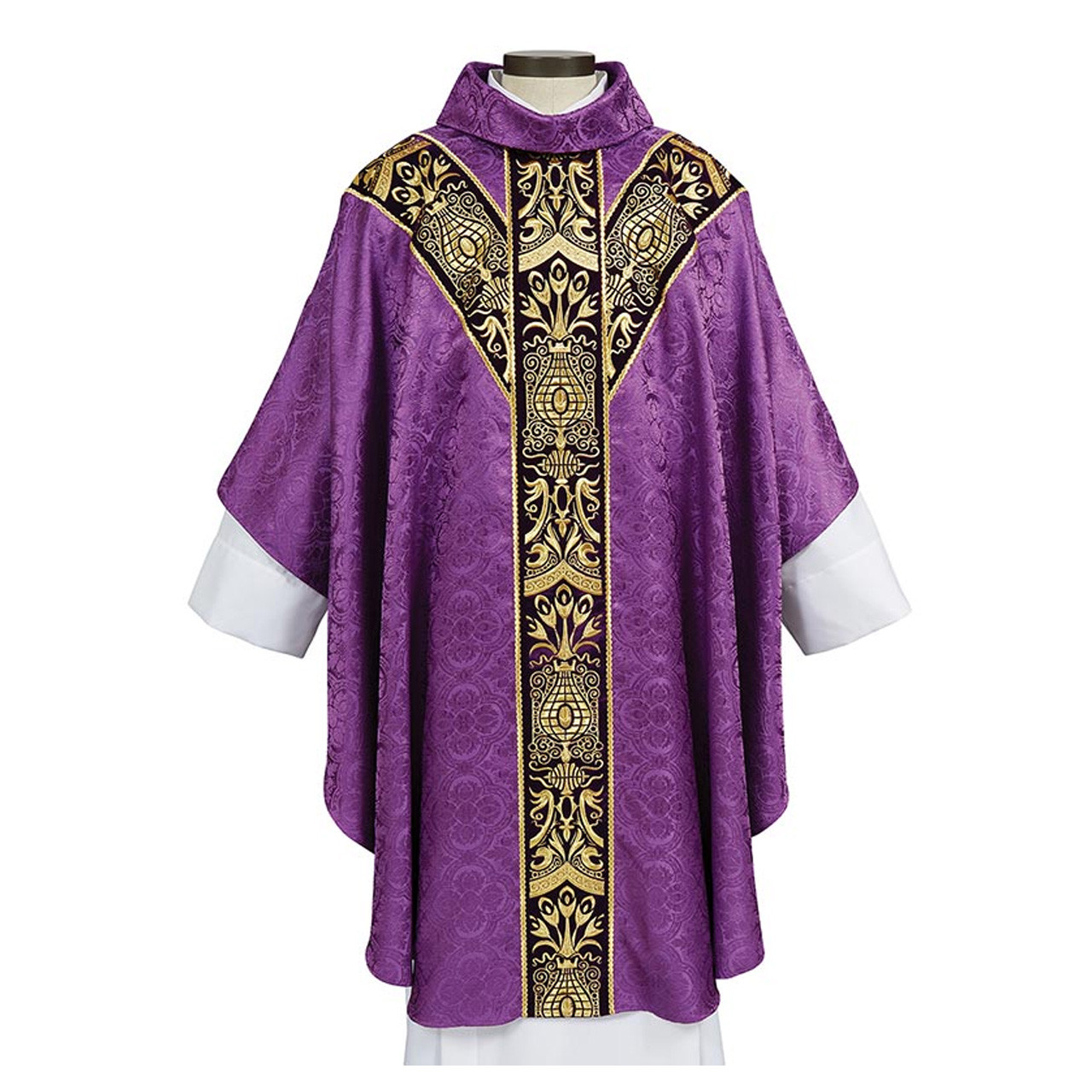 L5019 All Saints Collection Chasuble - Purple