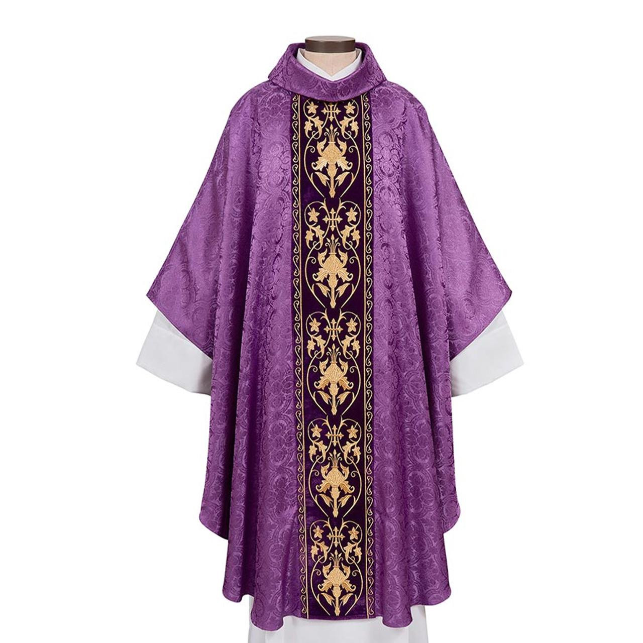 L5008 Bellagio Collection Chasuble - Purple