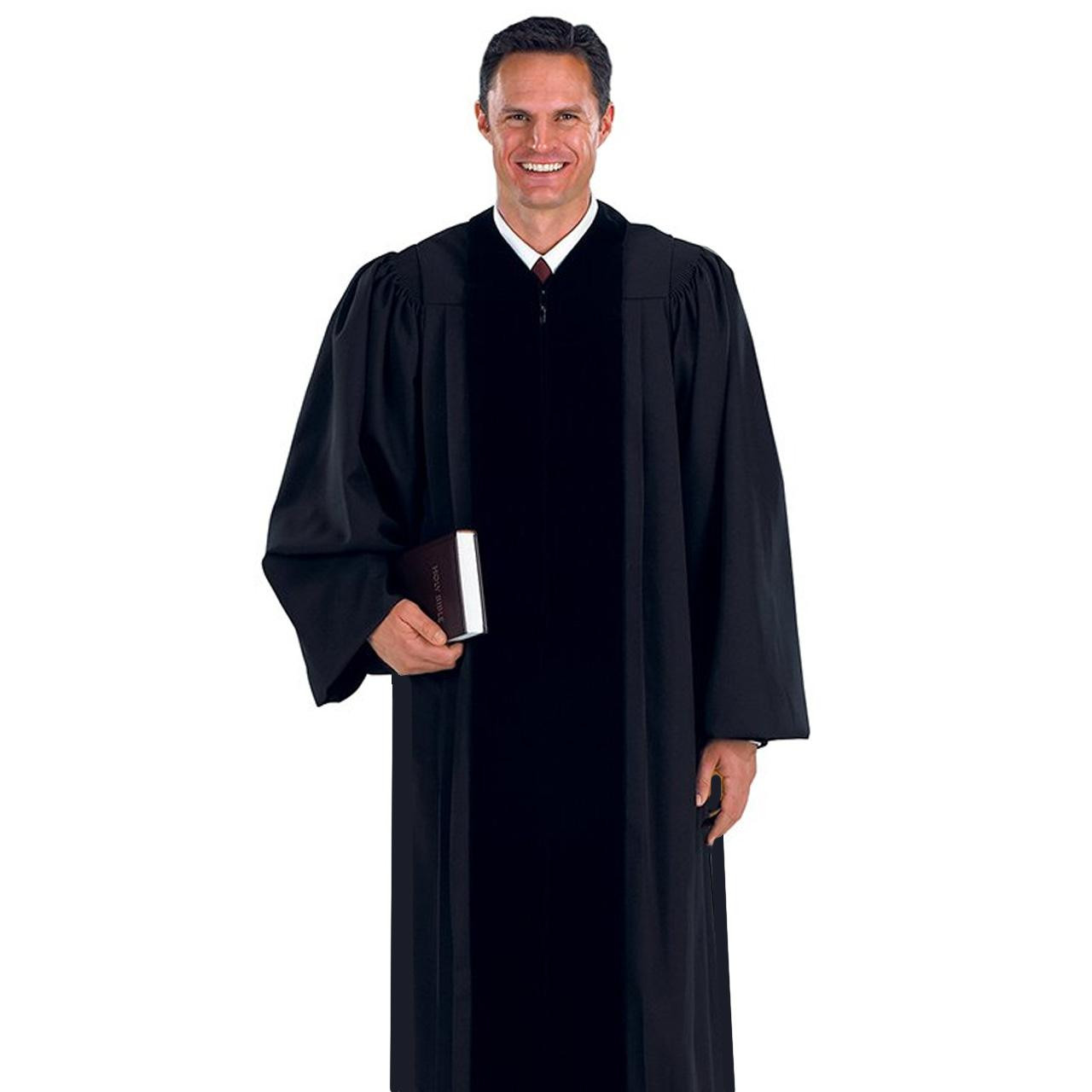 KC152 Cambridge Black Pulpit Robe