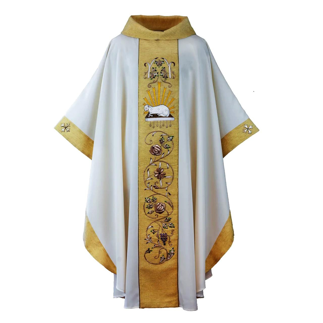 SV1 Lamb of God Chasuble with Lucerne Banding
