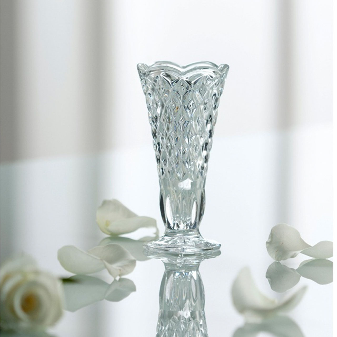 Galway Crystal Ashford Bud Vase