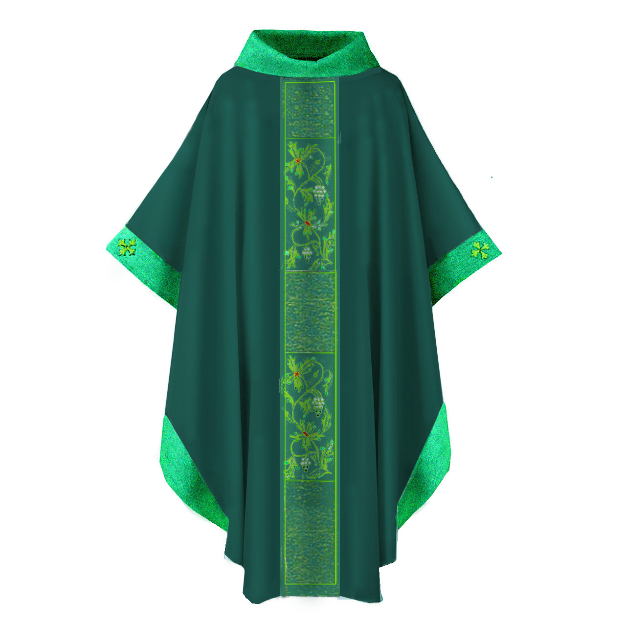 HB1 Classic Chasuble with Hand Embroidered Banding | St. Patrick's