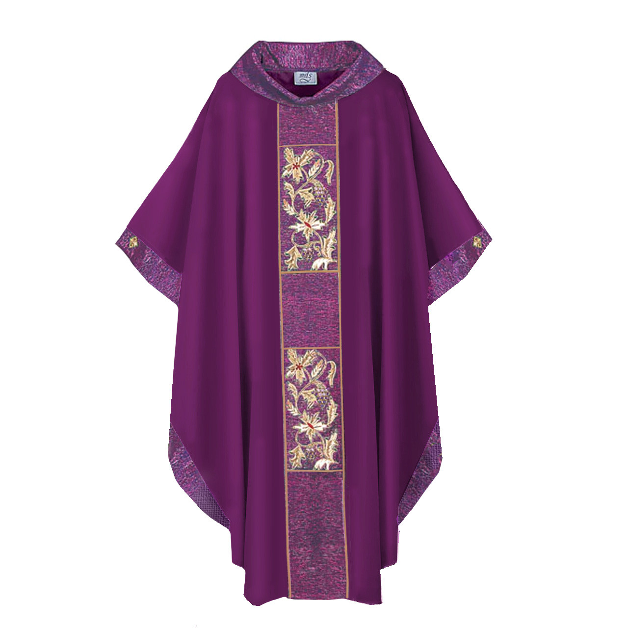 HB1 Classic Chasuble with Hand Embroidered Banding | St. Patrick's