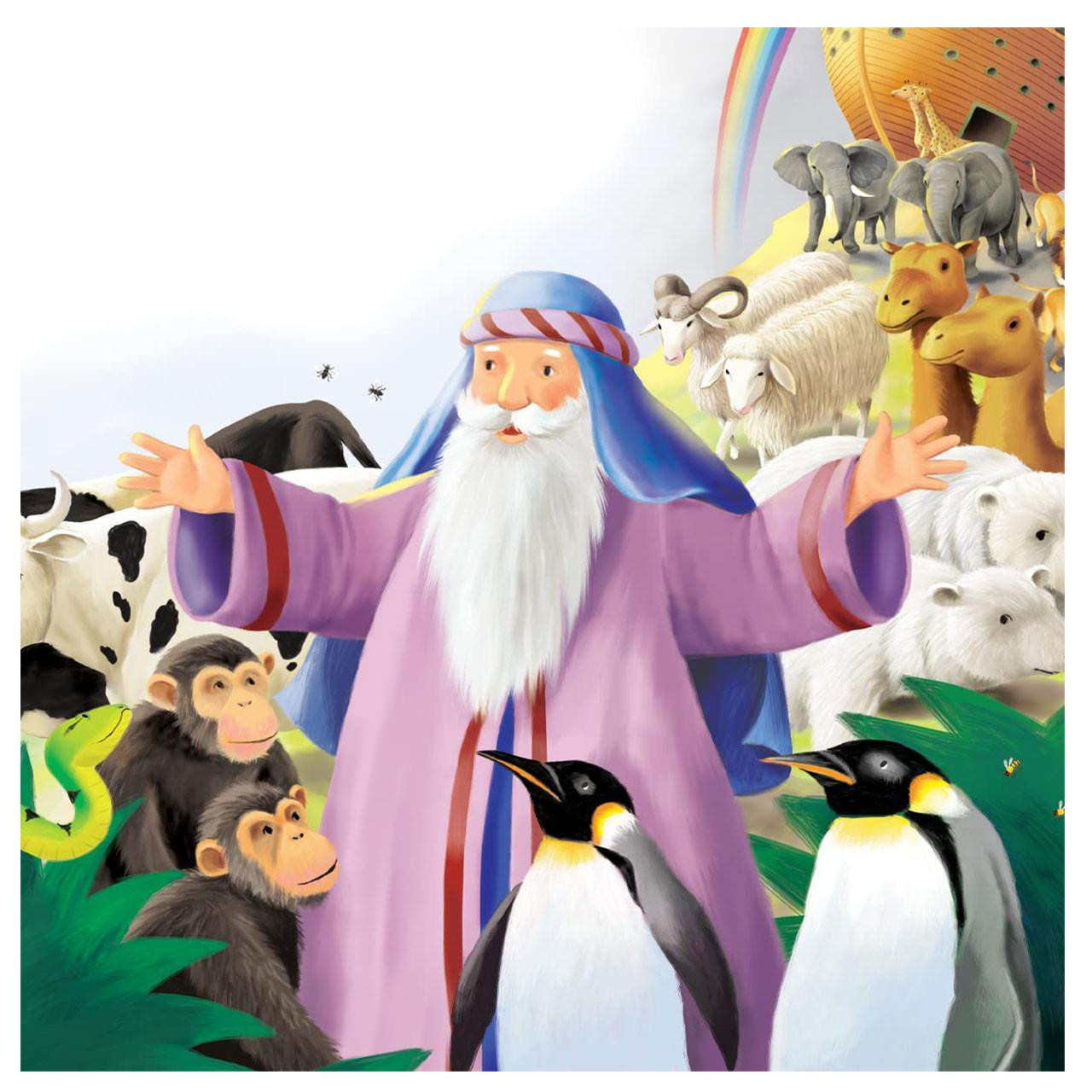 365 Bible Stories & Prayers bible story illustration