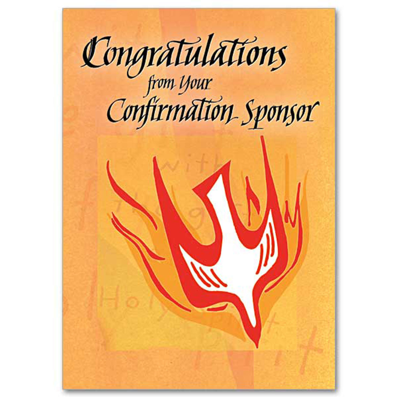 Congratulations from Sponsor Card