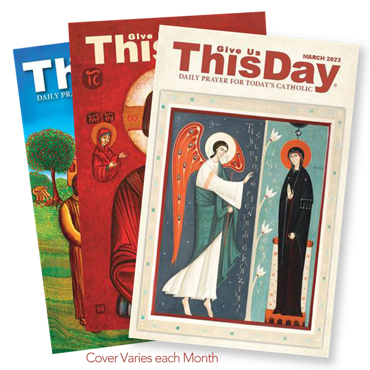 Give Us This Day Monthly Catholic Booklet - Cover varies each month