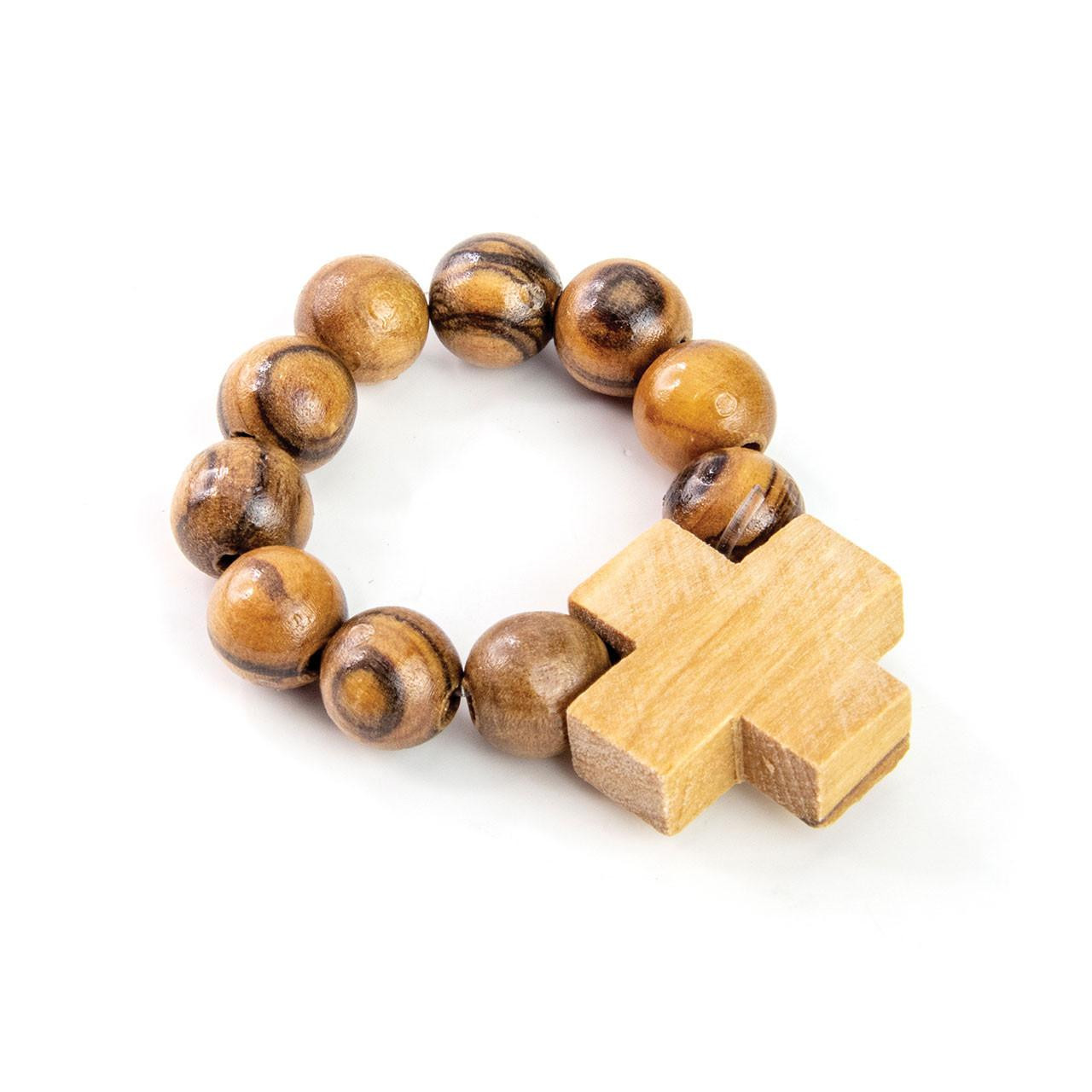 Bethlehem made Olive Wood Finger Rosary