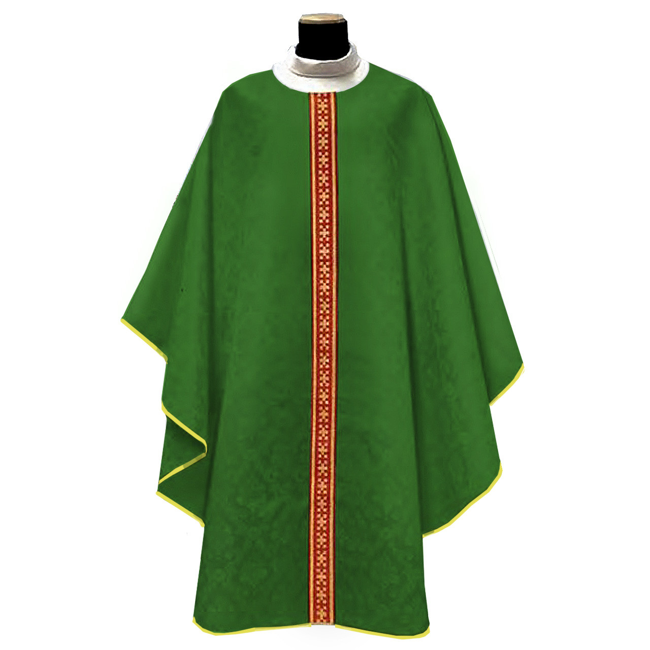 540 Chasuble in Damask Green