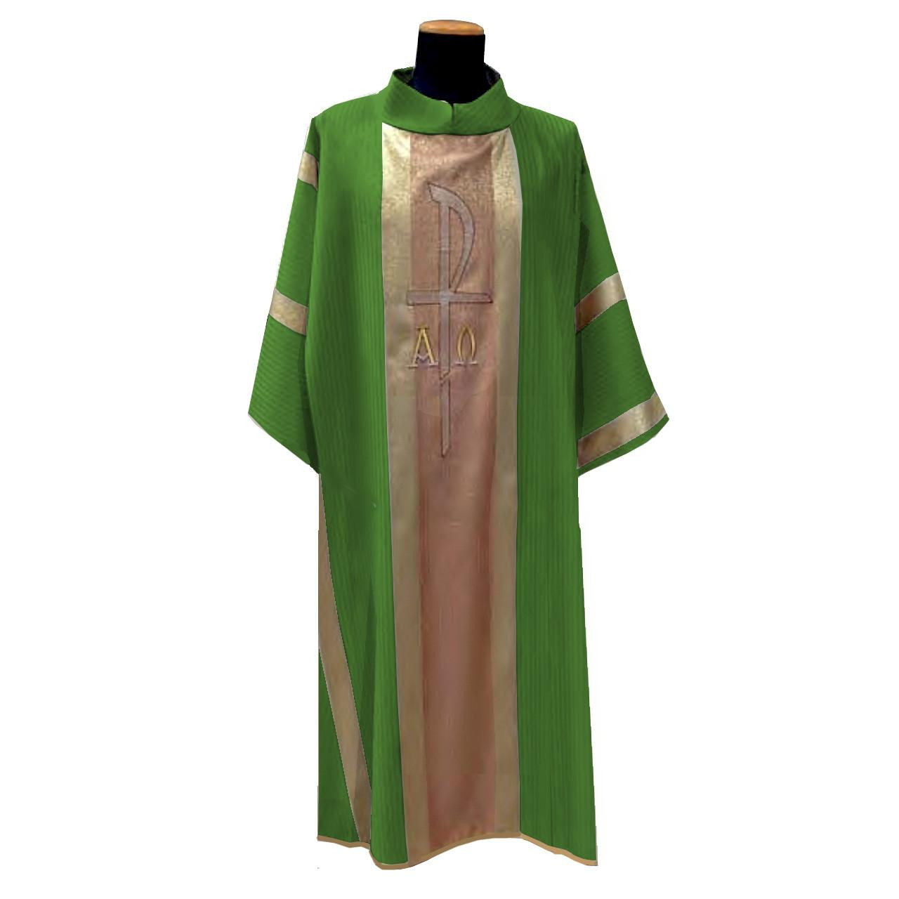 672 Dalmatic in Michelangelo Green