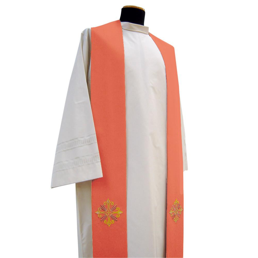 351 Overlay Stole in Primavera Rose