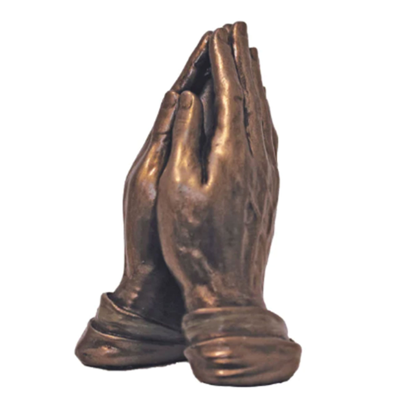 3" Bronze style Praying Hands Statue