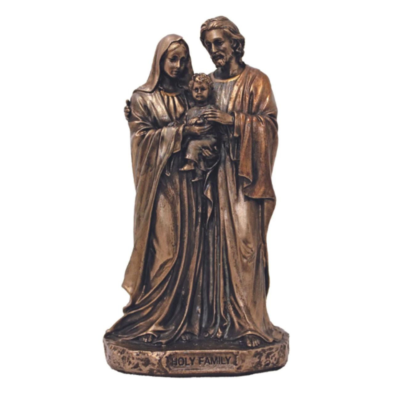 3.5" Bronze Holy Family Statue