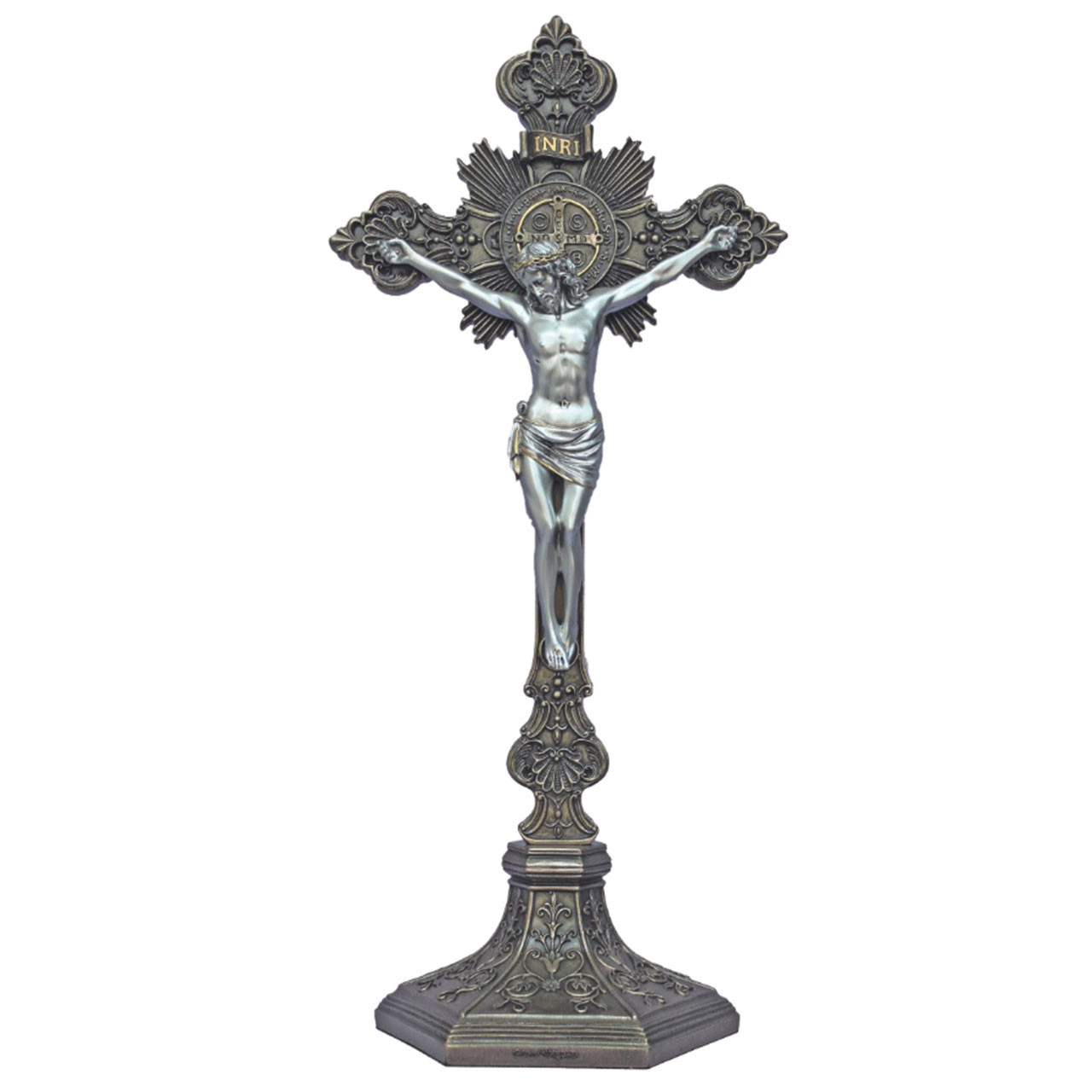 11"W x 24" St. Benedict Crucifix
