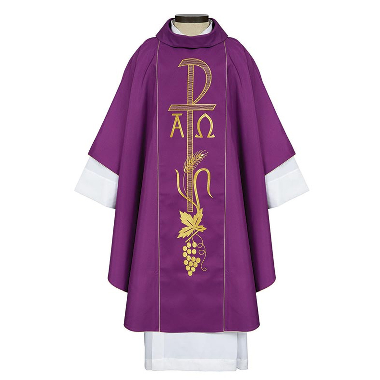 N7293 San Remo Chasuble Purple