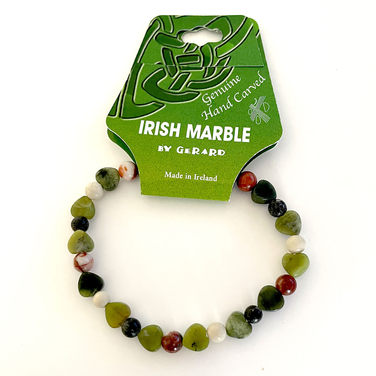 Irish Heart and 4 Province Bracelet that is made in Ireland