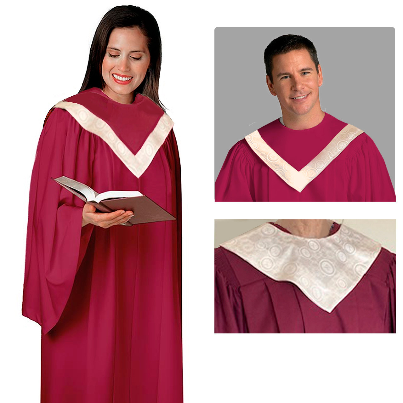 Full Set of 35 Choir Robes with Multiple Sizes