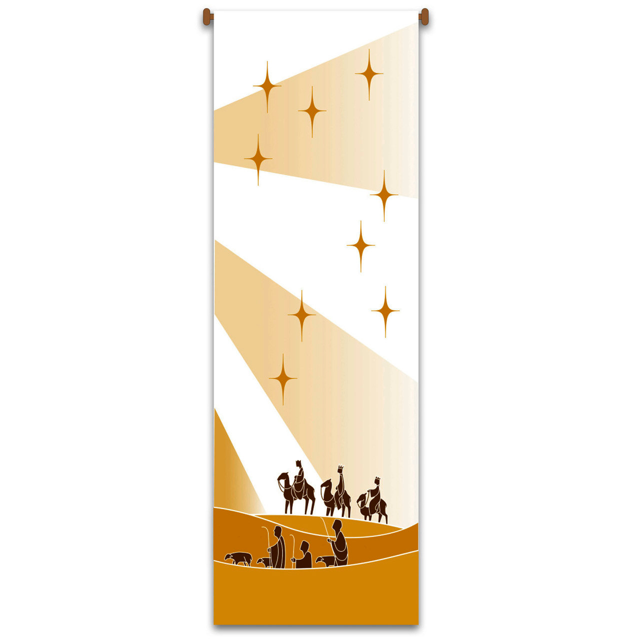 7629 Three Kings Printed Banner 3'x9' 7629 Three Kings Printed Banner 3'x9'