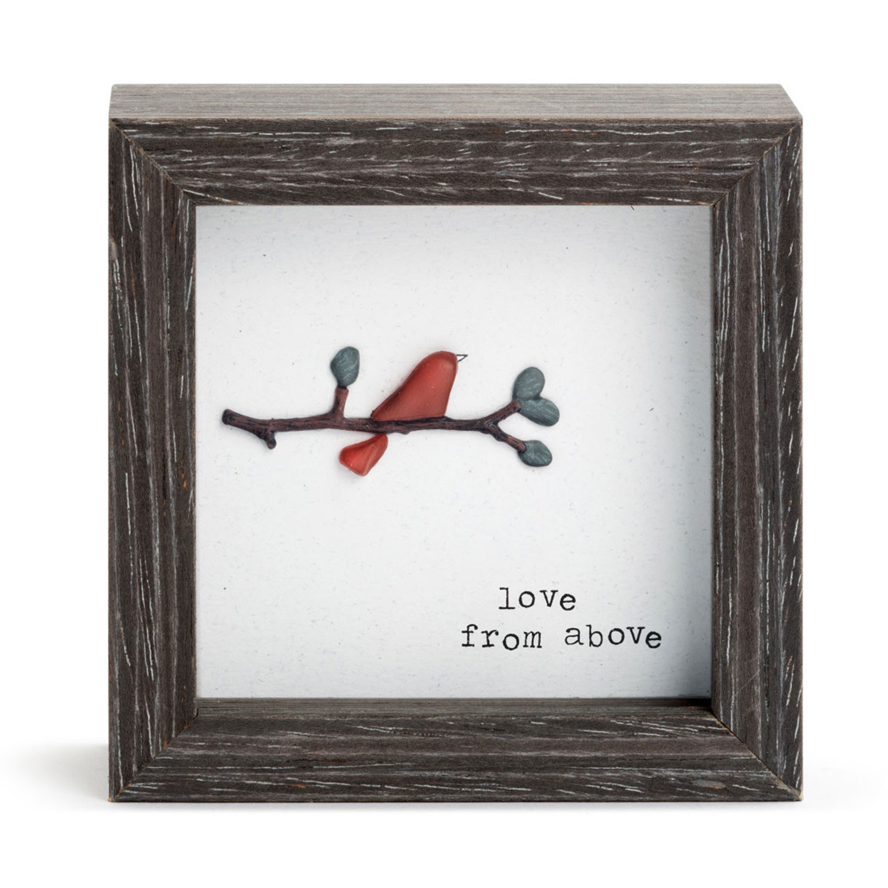 Love From Above Cardinal Mini Plaque