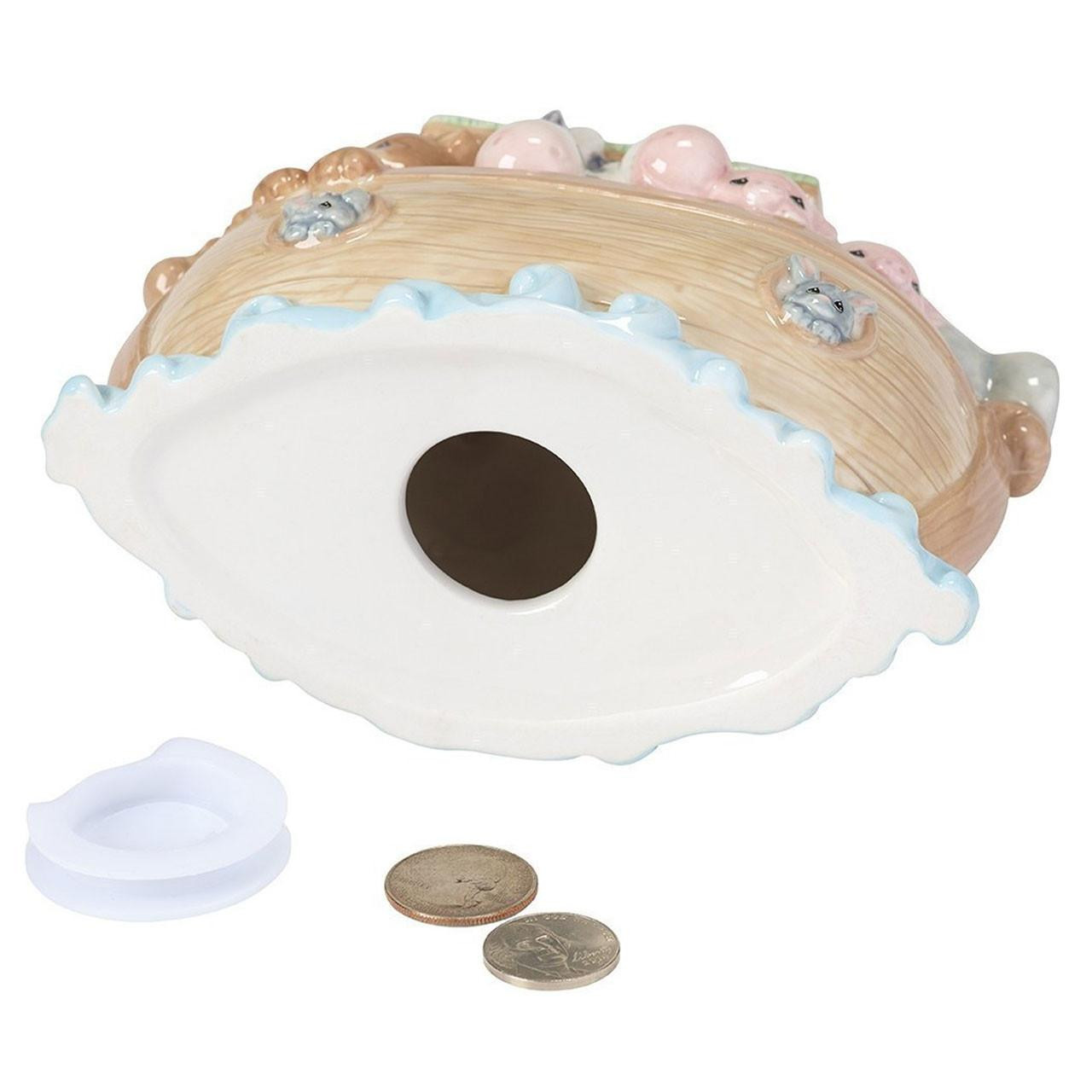 Bottom of the Precious Moments™ Noah’s Ark Bank
