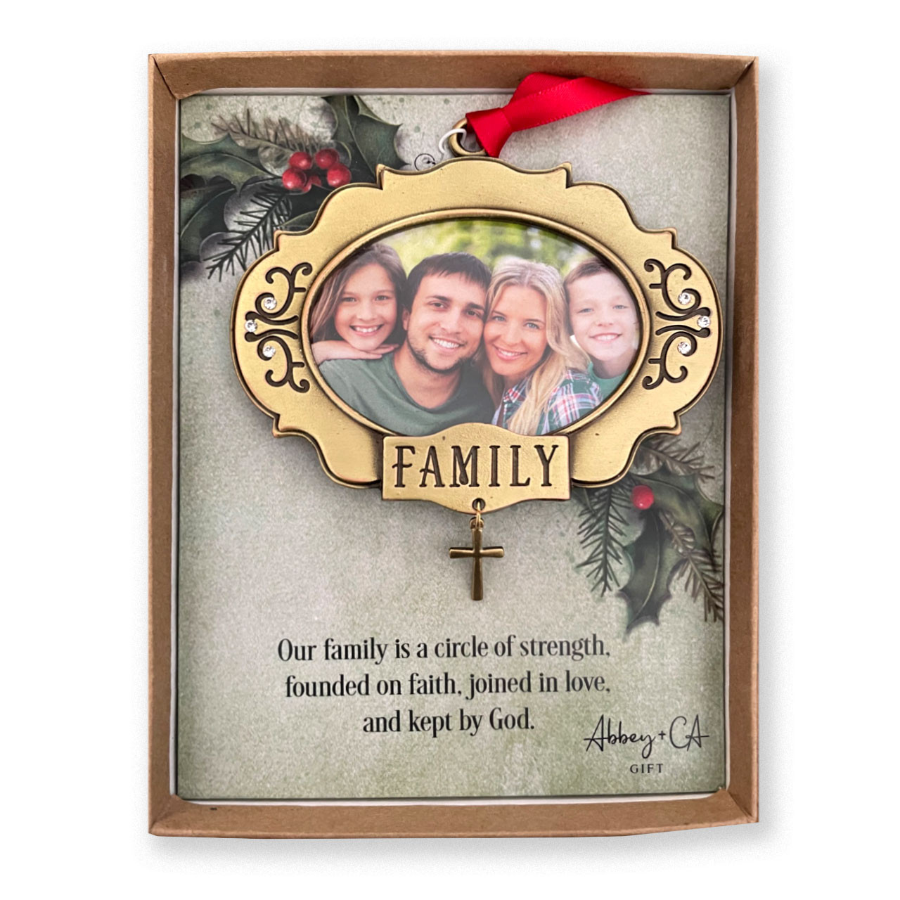 Family of Faith Photo Ornament