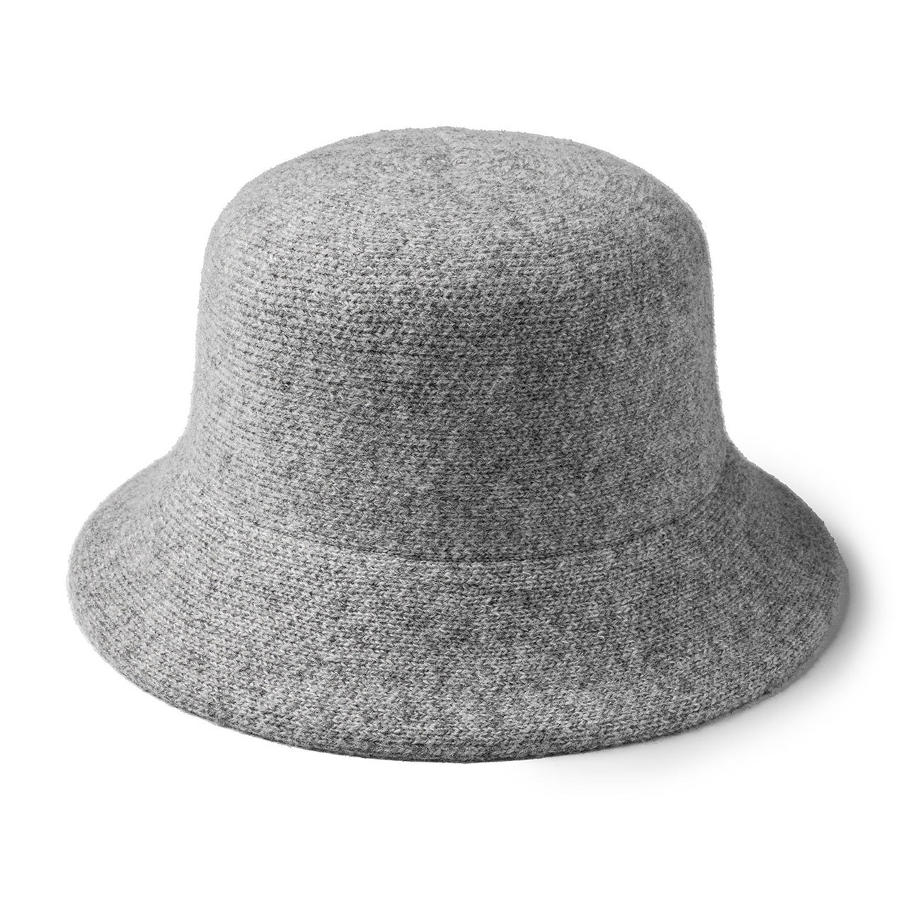 Gray Cloche Bucket Hat