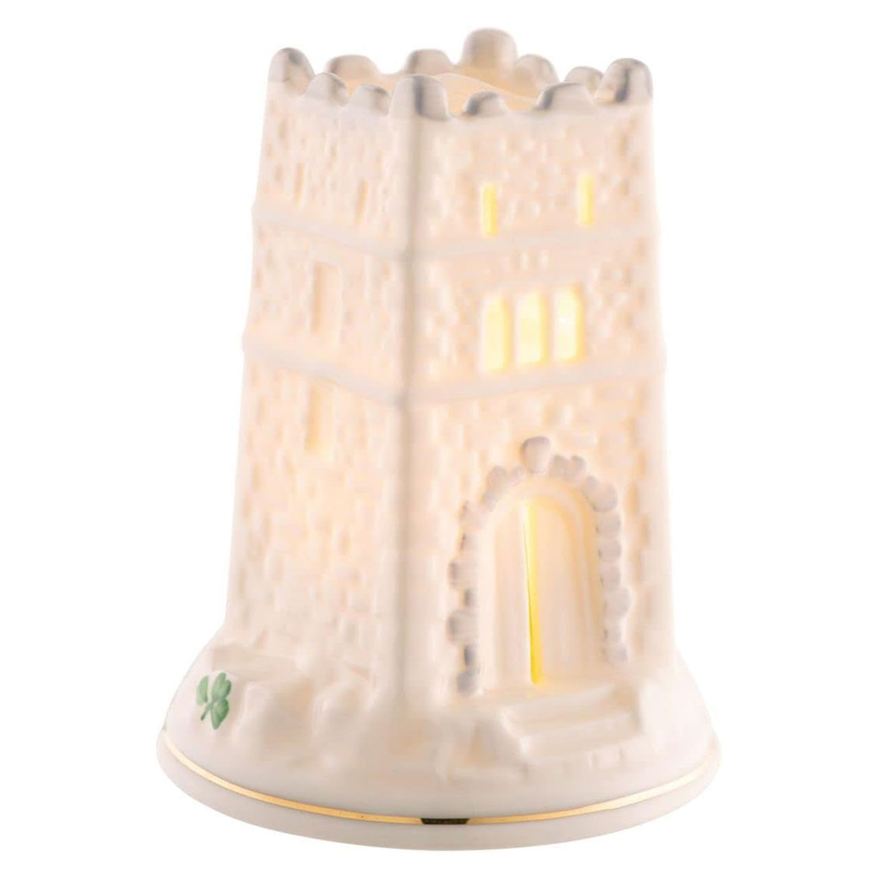 Front of the Belleek LED Monea Castle Light