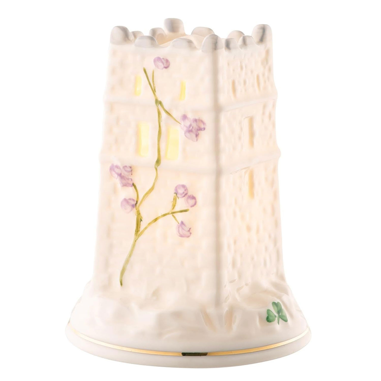 Back side of the 1 of the Belleek LED Monea Castle Light