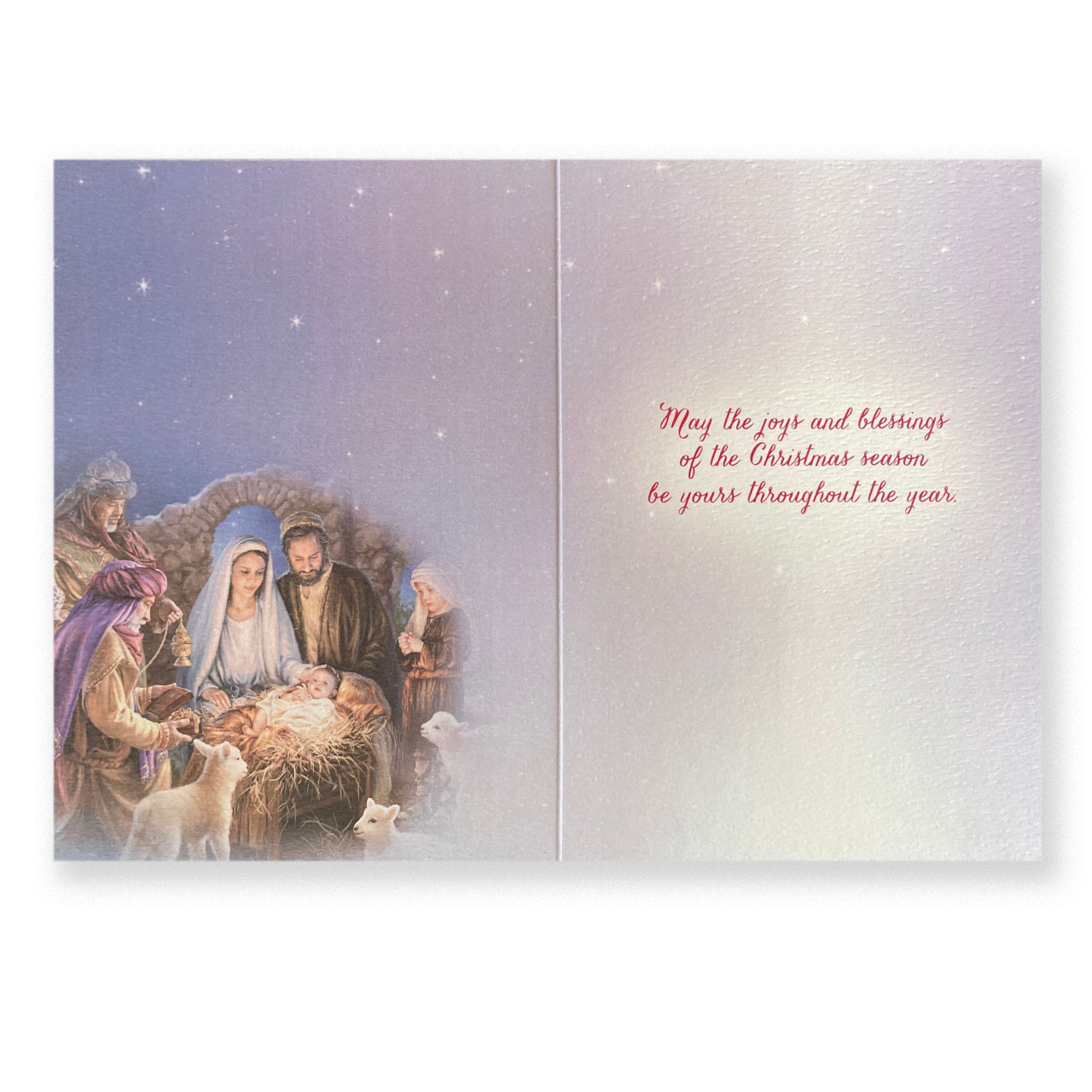 Inside the Christmas Blessings Card