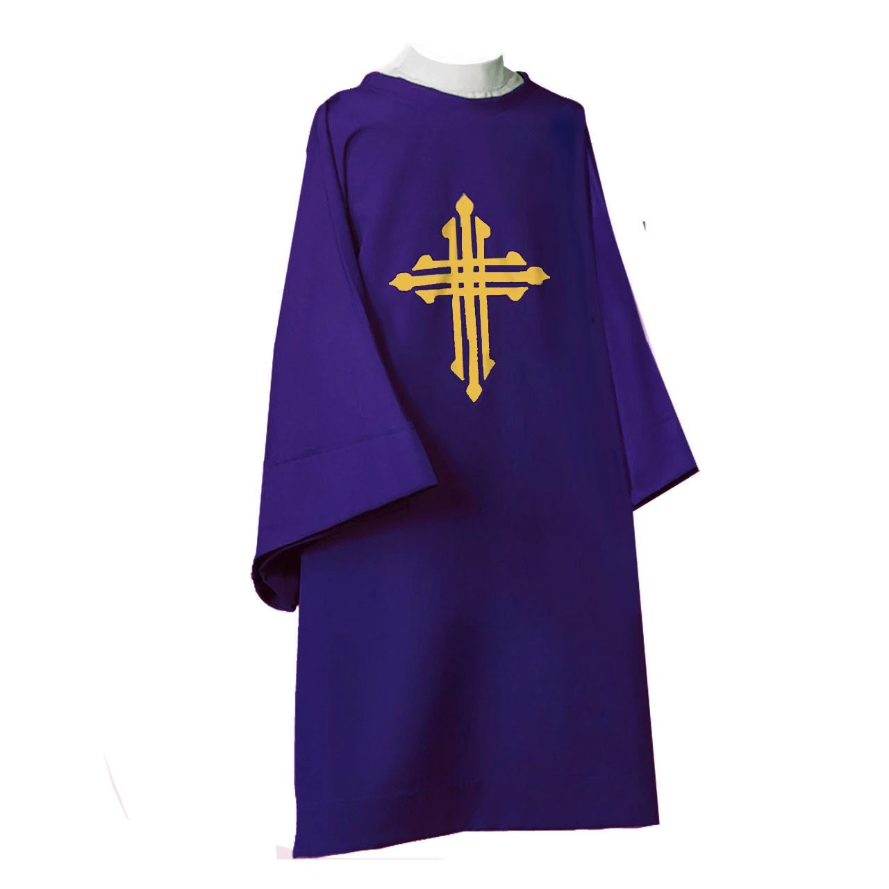 D30 Dalmatic with Cross Design Violet