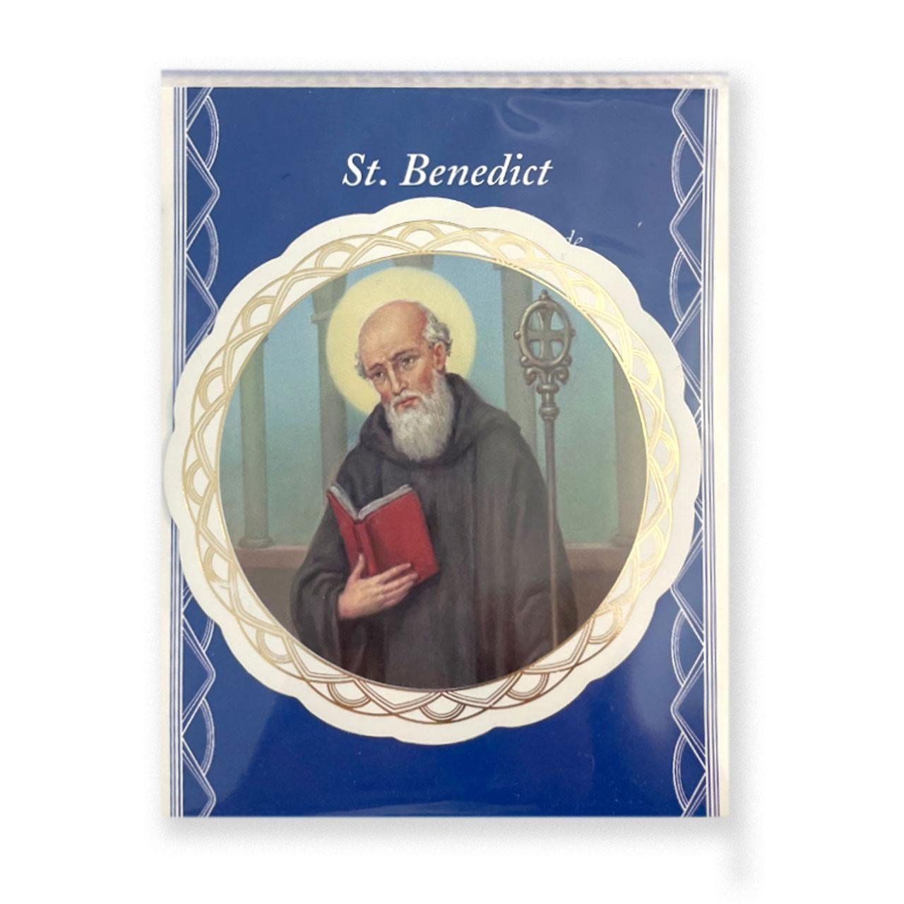 St. Benedict Window Sticker & Prayer Card