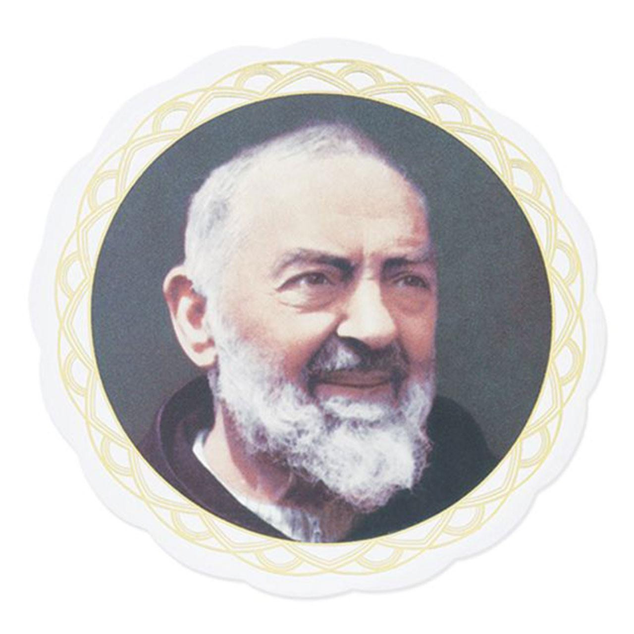 St. Pio Window Sticker