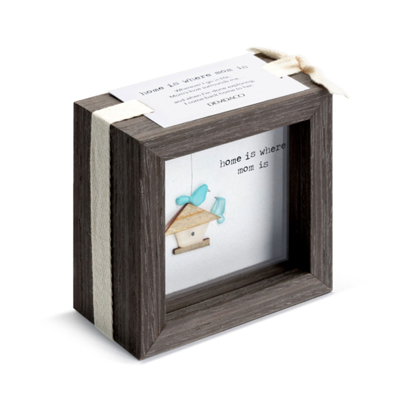 Packaging for the Home Is Where Mom Is Mini Plaque