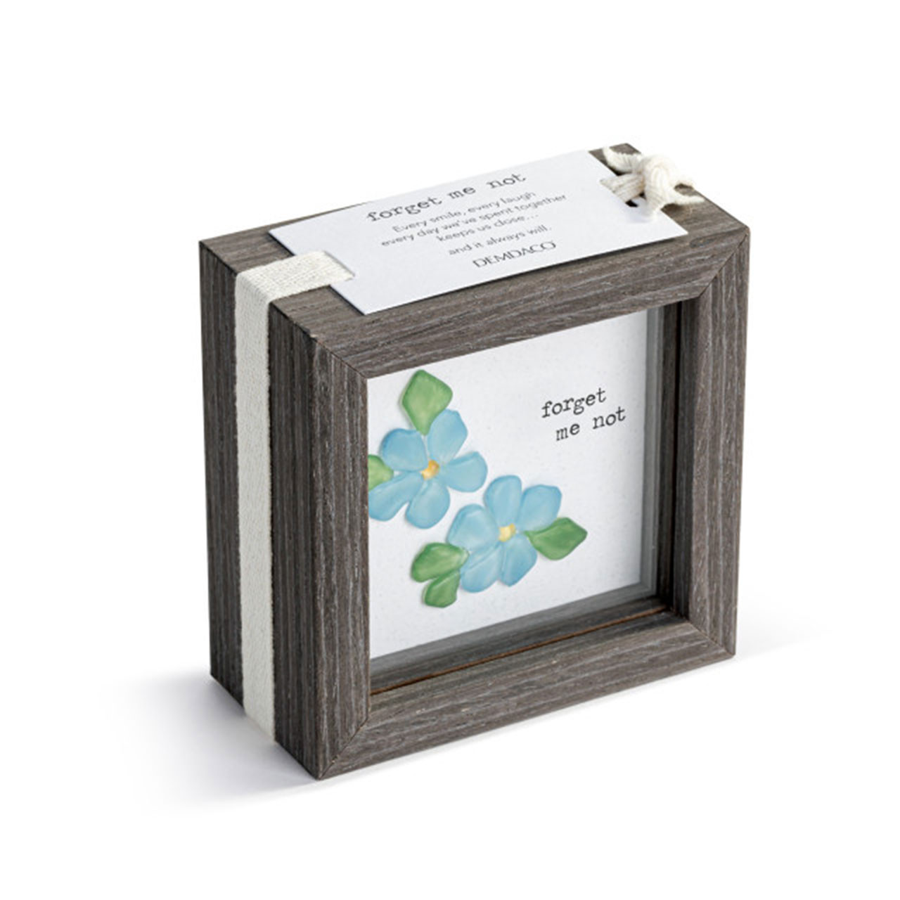 Packaging of the Forget Me Not Mini Shadow Box
