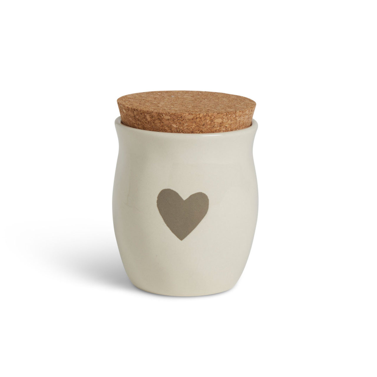 DEMDACO's Grey Warm Heart Small Candle