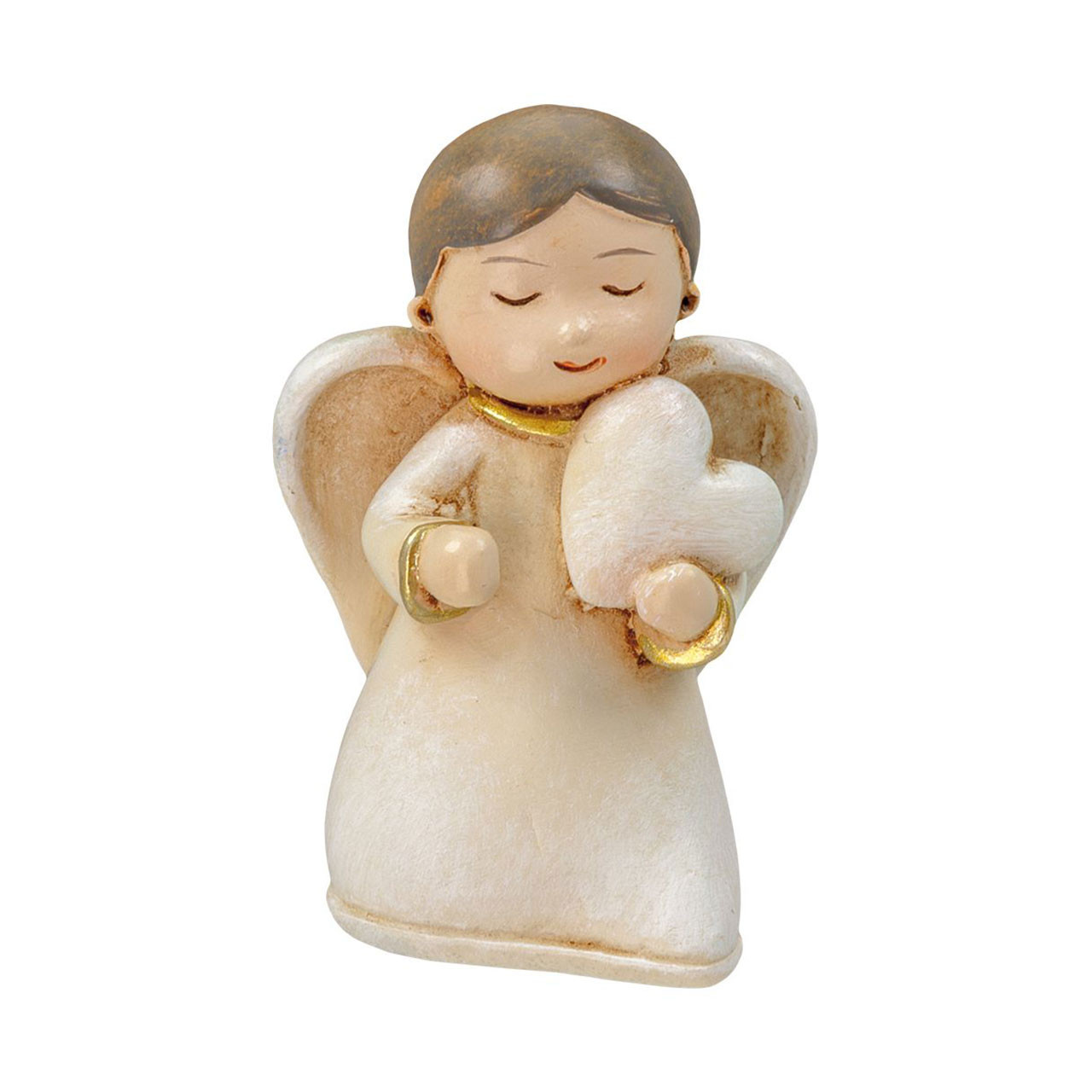 2-1/2"H Heart Holding Angel Figurine