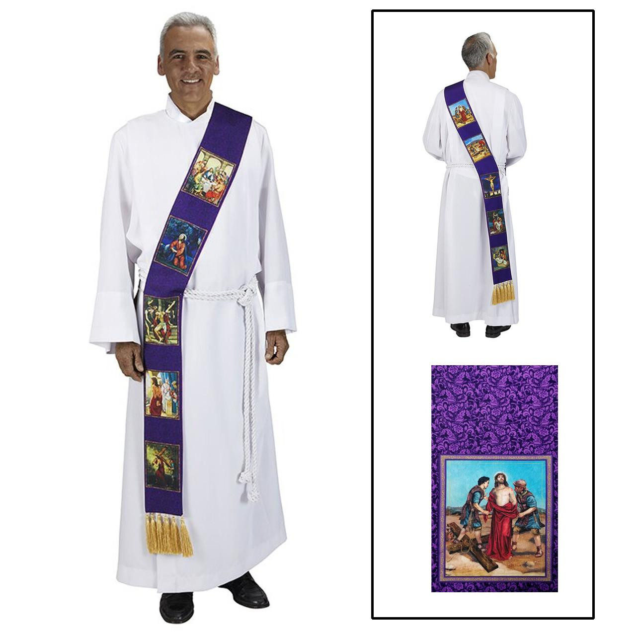 D3102 Lenten Story Deacon Stole