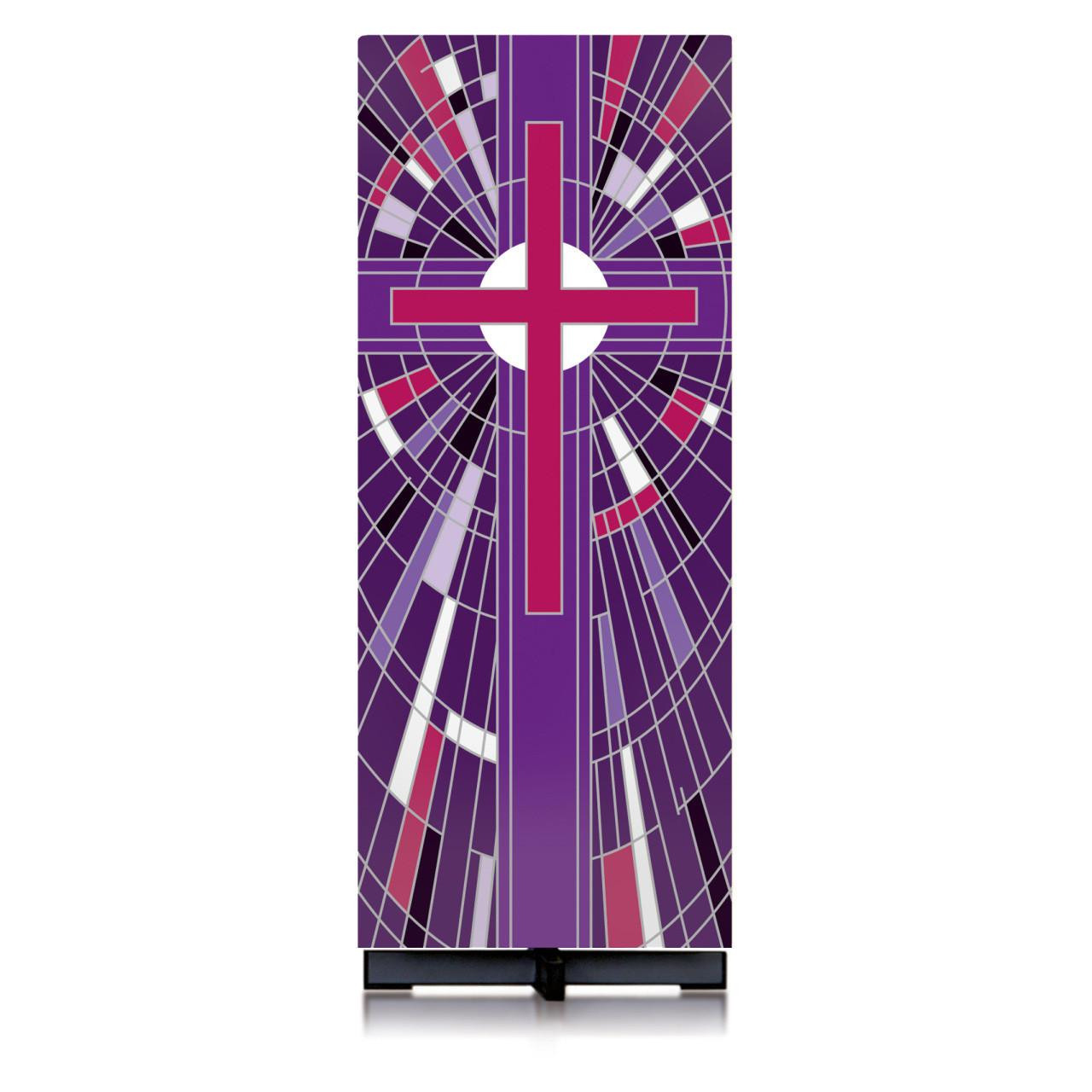 7508 Purple Lectern Cover