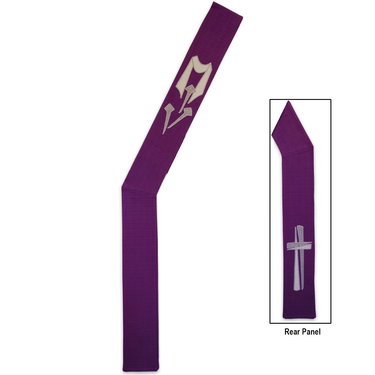 3811 Deacon Stole in Purple Lucia