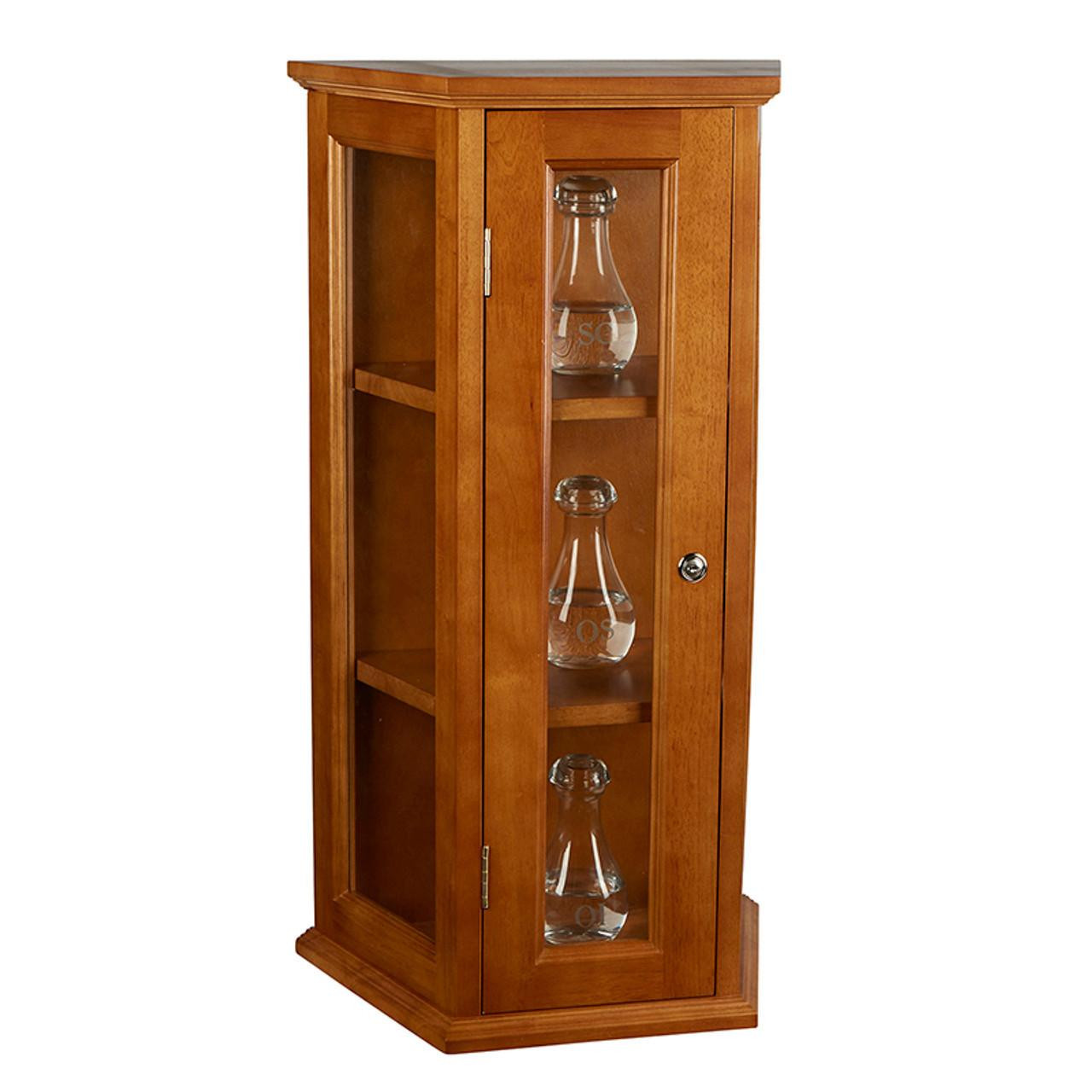 F4599 Ambry Cabinet/Medium Oak Stain