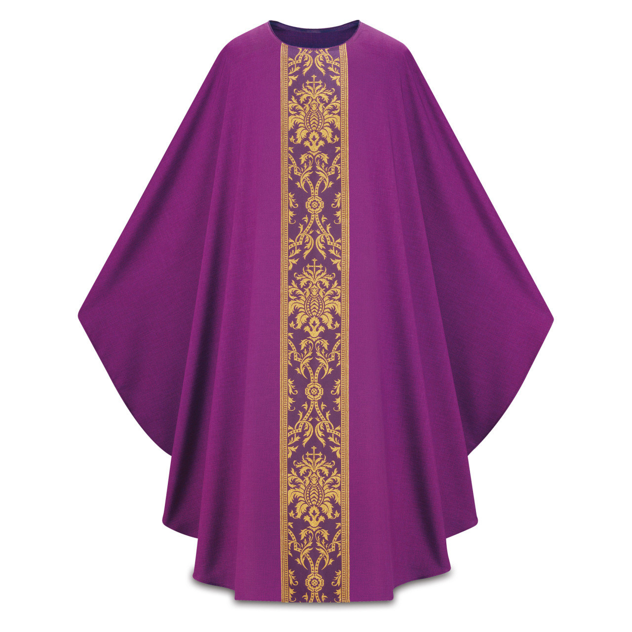 5378 Gothic Chasuble in Pius Purple