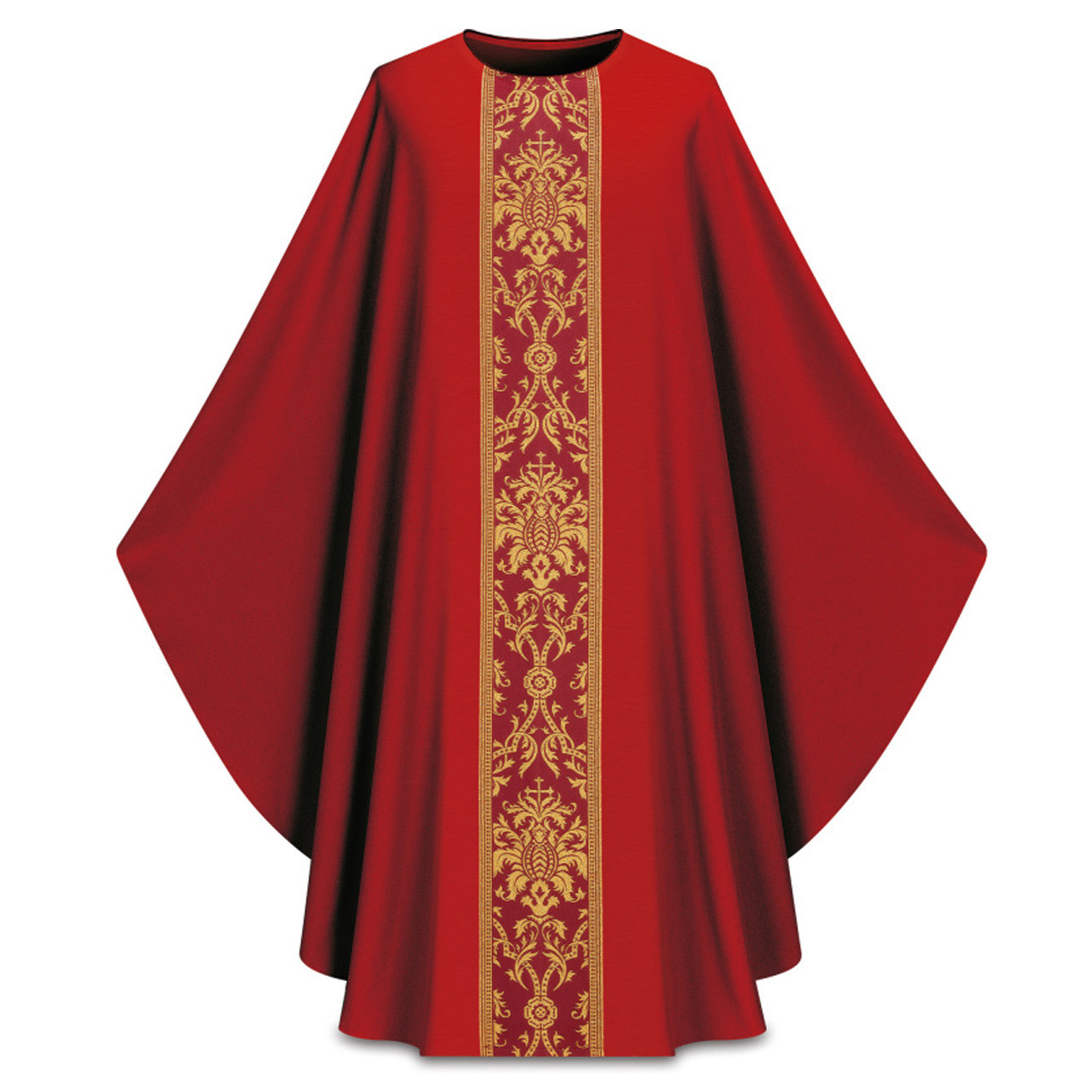 5378 Gothic Chasuble in Pius Red