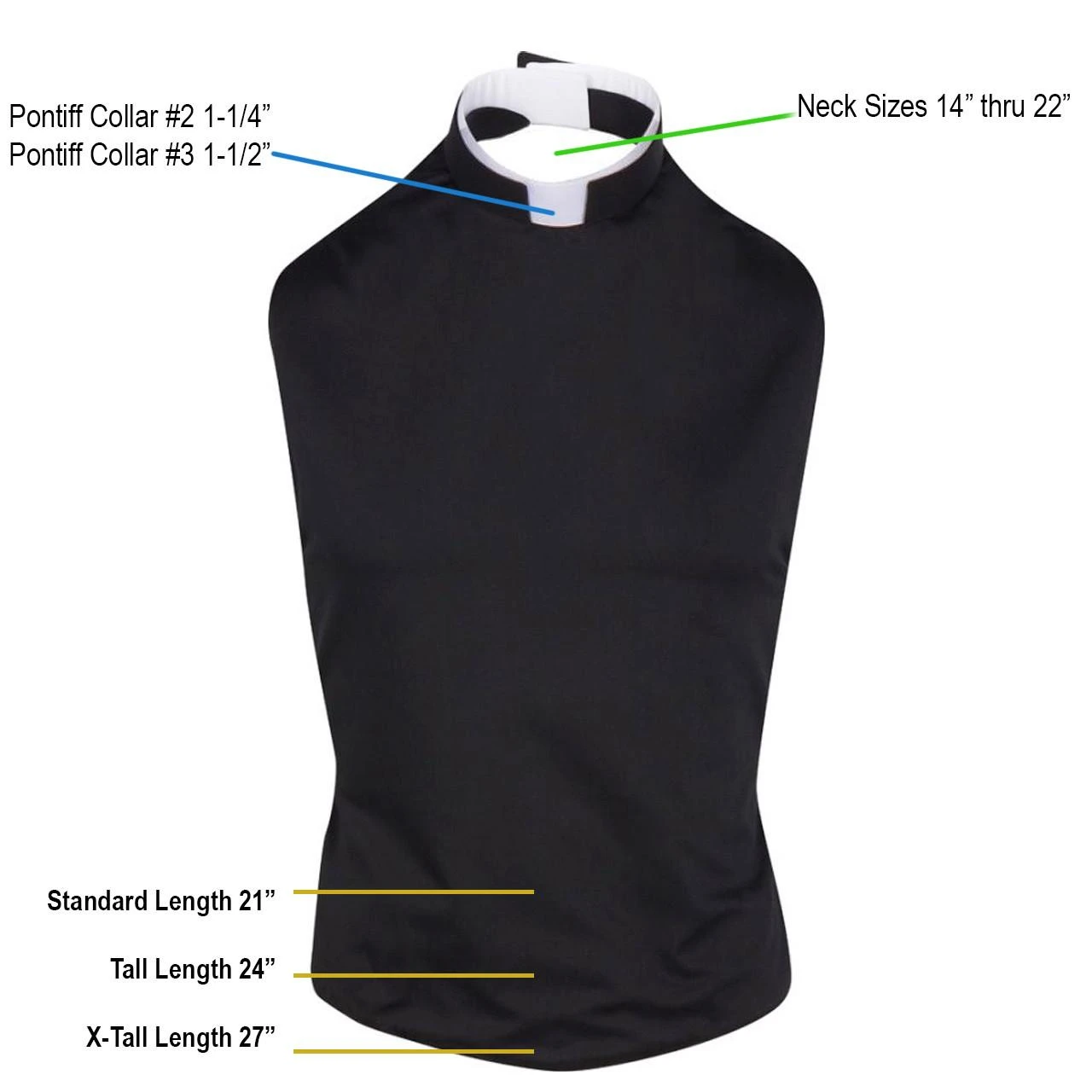 Hurley's Shirt Front w/Length and Collar Options