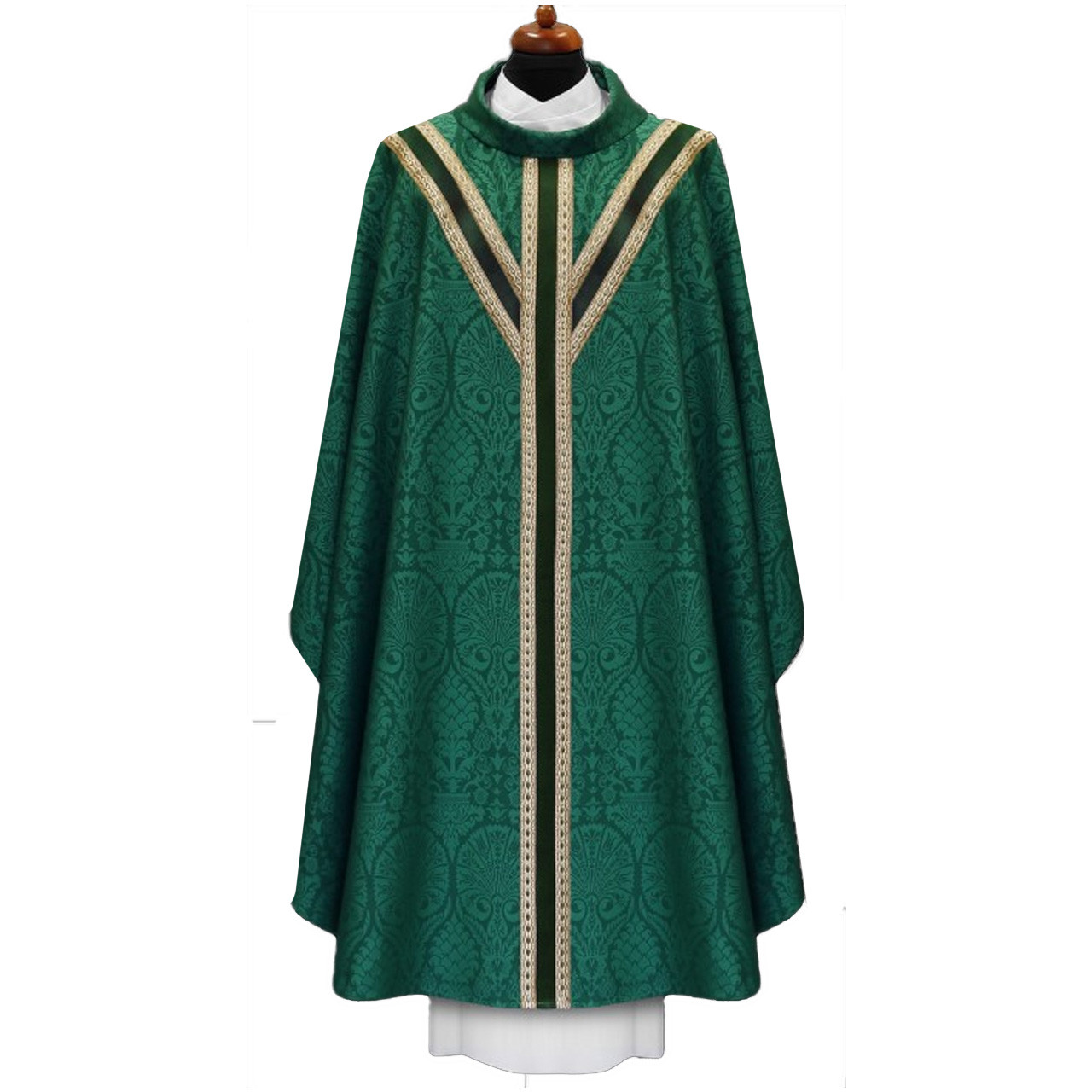 2-318 Semi-Gothic Chasuble from Alba House Green