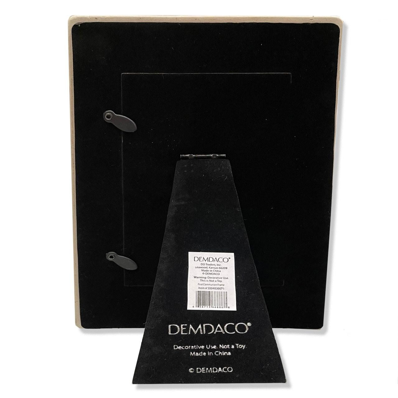 Back of the First Communion Picture Frame with Heart