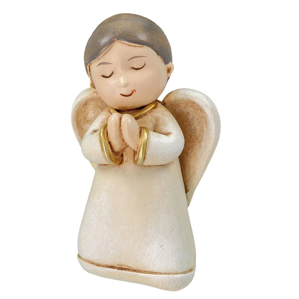2-1/2"H Smiling Praying Angel Figurine