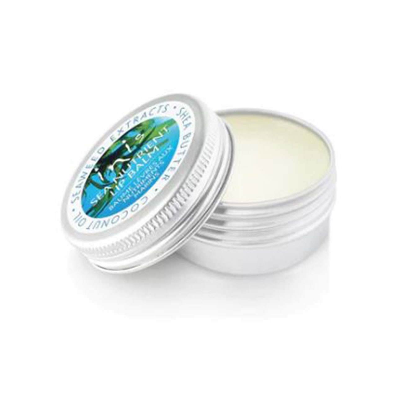 Inis Sea Nutrient Lip Balm in a 0.5 oz tin container