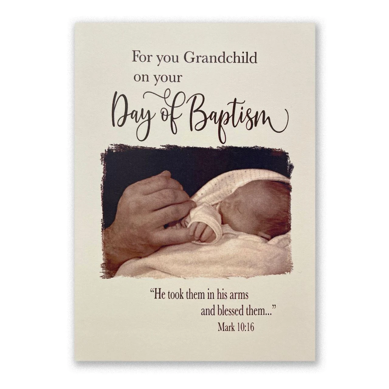 On Your Grandchild's Baptism Greeting Card