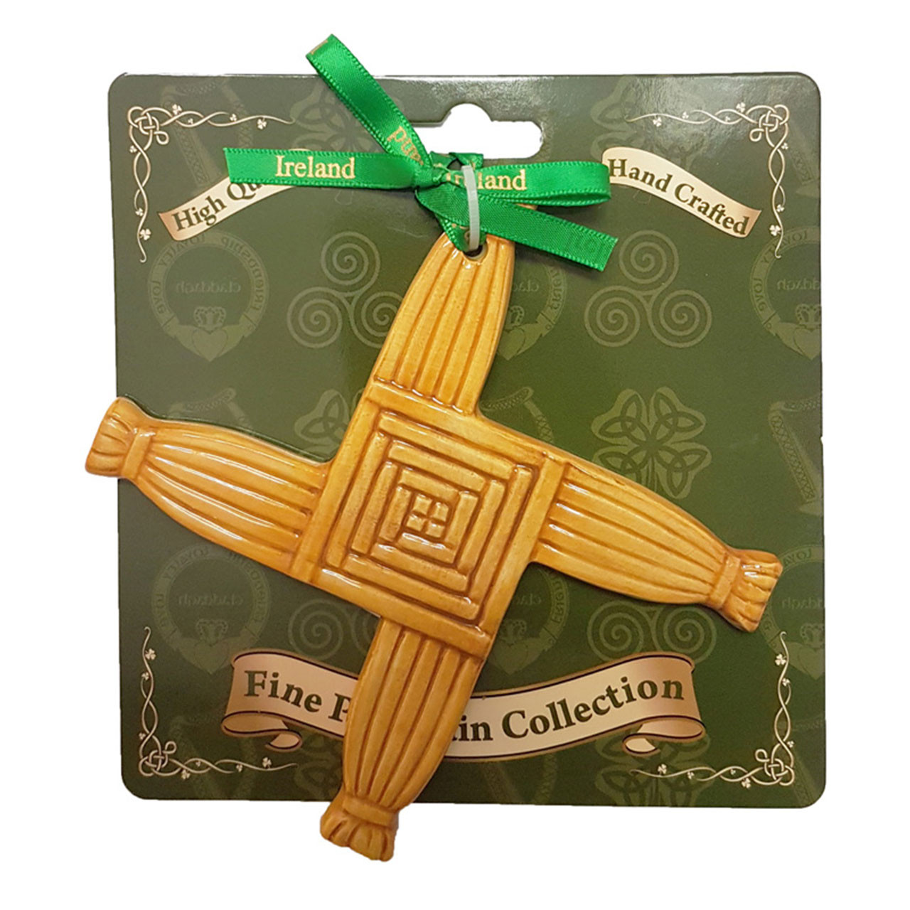 Ceramic St. Bridgid Cross imported from Ireland