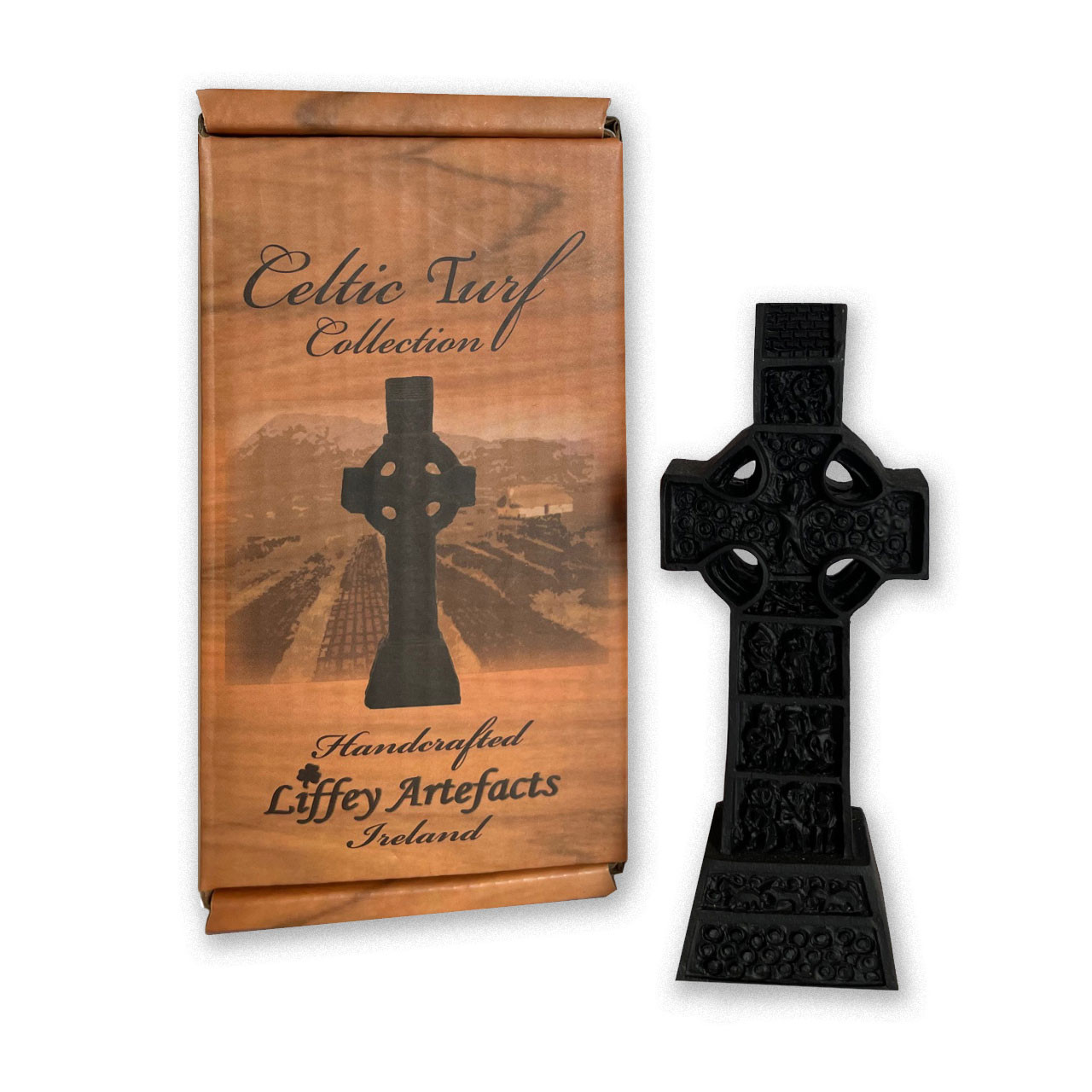 Small Turf Celtic Cross Statue